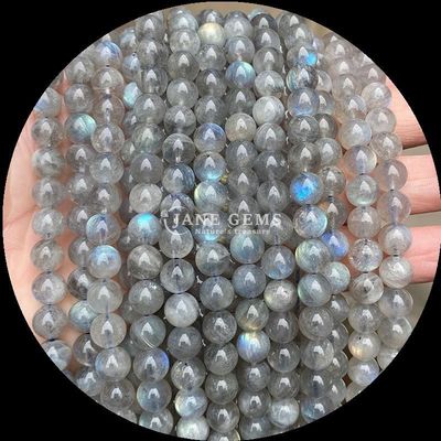 多彩宝石 数珠 天然宝石 数珠 水真石 DIY ジュエリー製造用品のための松散糸