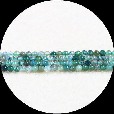 天然 多色宝石 月石 赤 玉 松散 珠 糸 DIY 宝石