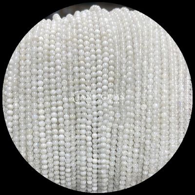 天然 多色宝石 月石 赤 玉 松散 珠 糸 DIY 宝石