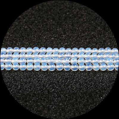 天然 多色宝石 月石 赤 玉 松散 珠 糸 DIY 宝石