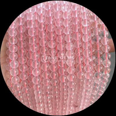 丸い珠 色々 天然 ローズ クォーツ 金色  Rutilated クォーツ DIY 宝石