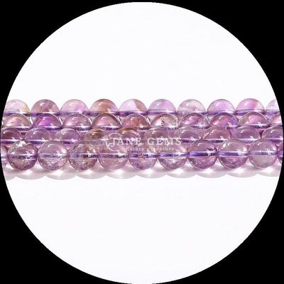 丸い宝石 火クォーツ 煙のクォーツ 珠の糸  DIY ジュエリー制作のための様々な色
