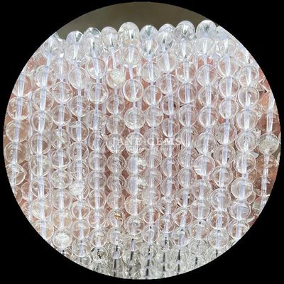 自然 丸い形 宝石 数珠 クリア クォーツ シトリン アメジスト  DIY 宝石 ゆるい 糸
