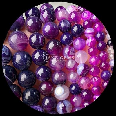丸 8mm 磨いた天然宝石 数珠 ストランド 宝石製作 DIY ブレスレット ネックレス 多色