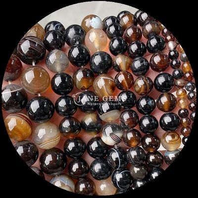 宝石 8mm 数珠 様々なアゲート 数珠 緑アゲート カーネリアン 茶色アゲート ゆるい 数珠 糸 DIY