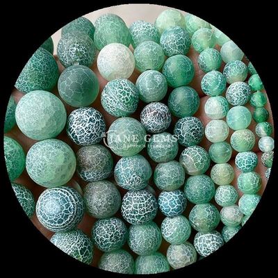 宝石 丸型 数珠 黄色 青色 天気 青色 アゲート 松散 糸 DIY 宝石