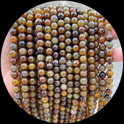 宝石 丸い形 多色アゲート 数珠 DIY 宝石 耳飾り