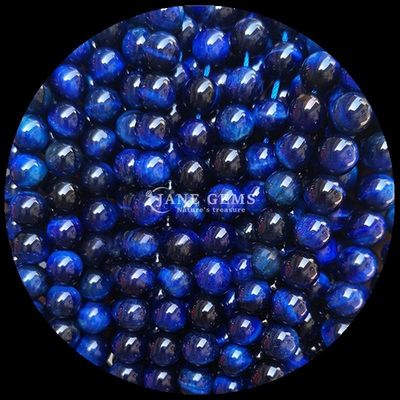 宝石 丸形 数珠 青い虎の目 ローズ 数珠 糸 DIY 宝石 と 贈り物