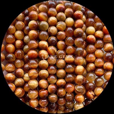 宝石 丸形 数珠 青い虎の目 ローズ 数珠 糸 DIY 宝石 と 贈り物