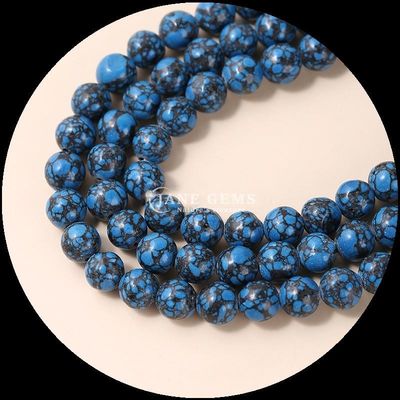 天然宝石の珠 異なる色で DIY 宝石 ターコイズ