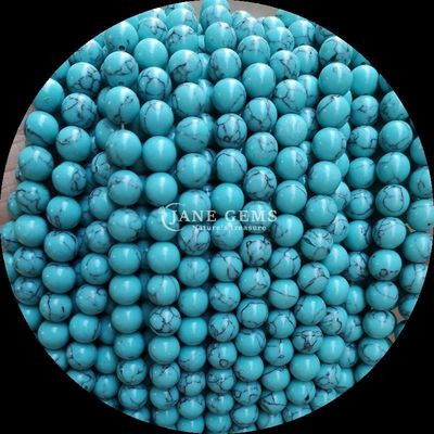 8mm 磨き宝石 宝石用珠宝 宝石製作用品 色々 ターコイズ 松散な珠子