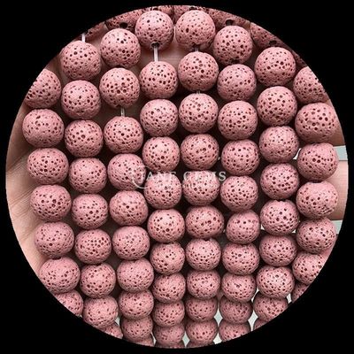 DIY 天然宝石で宝石を作る 丸い形 癒しの宝石 色彩豊かな溶岩石 ギフト用の松散な宝石