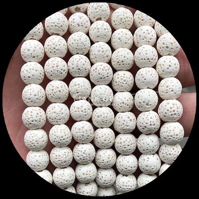 DIY 天然宝石で宝石を作る 丸い形 癒しの宝石 色彩豊かな溶岩石 ギフト用の松散な宝石