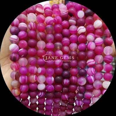 8mm 天然宝石 数珠 数珠 数珠 様々な帯状アゲート 凍結式 松散 数珠 糸 手作り 数珠 アクセサリー