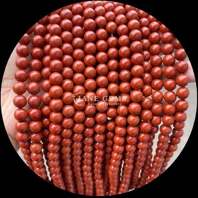 磨き技術 丸切りの宝石 数珠 多色の水晶 ヒーリングストーン ダルマシアン ジャスパー 溶岩石 松散な数珠 数珠付き髪用アクセサリー