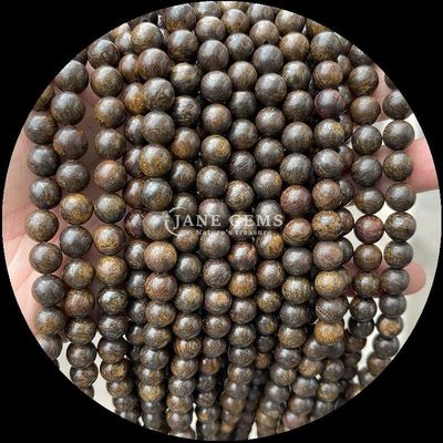 宝石 数珠 丸い形 様々な天然 癒しの石 金 砂石 ラブラドライト 客の要求に応じた松散な数珠