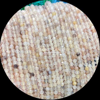 B2Bニーズのための完璧な選択から天然の宝石 様々な結晶石 アメシスト 緑色 アヴェンチュリン ミニ 面目 ゆるやかな丸い珠の糸