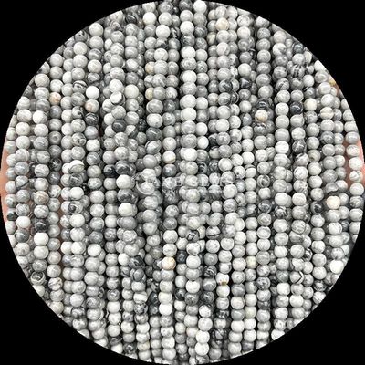宝石 数珠 4mm 多彩 様々 天然 水晶 石 ミニ 丸 ツーマルリン 松散 数珠 顧客 要求 向け 糸